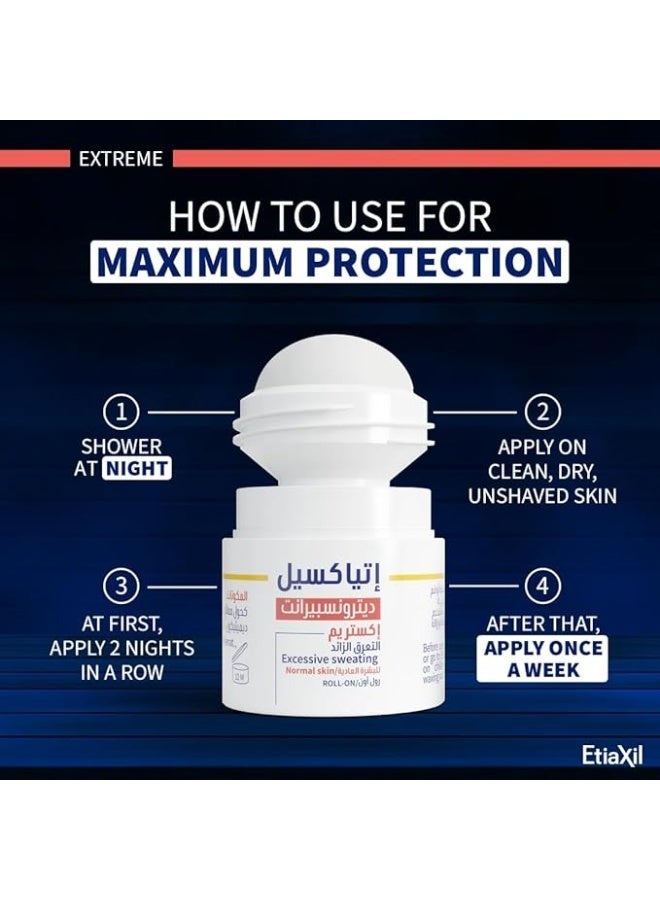 Etiaxil Anti-Perspirant Excessive Sweating Treatment Normal Skin 15ml - Image 2